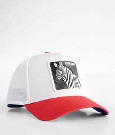 Goorin Bros. Extreme Trucker Hat - Red/White , Women's Ivory Embroidered patch snapback hat Terry cloth interior band One size fits most. 57% Polyester 43% Cotton. Apparel & Accessories > Clothing Accessories > Hats Trendy White Flat Brim Baseball Cap, White Curved Brim Trucker Hat, White 5-panel Baseball Cap, Trendy White Trucker Hat With Flat Brim, Trendy White Flat Brim Trucker Hat, Trendy White 5-panel Hat, Trendy White Flat Bill Baseball Cap, Goorin Bros, Women's Hats