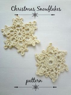 Tiny Crochet Snowflake Pattern, Crochet Snowflakes Free Patterns, Crochet Snowflake Ornaments, Chanukah Decorations, Snowflake Crochet Pattern