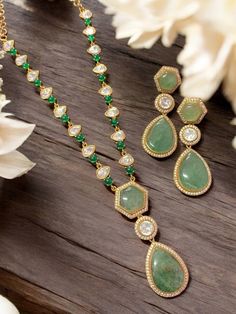 Sabyasachi Inspired Mint Pink Ruby Emerald Kundan Necklace, featuring a Jadau and Polki Pendant with Semi precious stones. These India necklace perfect for weddings, you can pair it with a indian traditional saree or lehenga. Opt for a classic updo and subtle makeup to let the intricate necklace shine as the centerpiece. *𝐏𝐑𝐎𝐃𝐔𝐂𝐓 𝐃𝐄𝐓𝐀𝐈𝐋* * Material: Brass * Plating: Gold Plated * Stone: Semi Precious Stones, Kundan & Polki. *𝐃𝐈𝐒𝐂𝐋𝐀𝐈𝐌𝐄𝐑* Product color may slightly vary due Festive Wedding Jewelry With Gemstone Accents, Formal Kundan Necklaces With Stones, Traditional Rose Cut Diamond Pendant Necklace, Festive Chandbali Necklace With Rose Cut Diamonds, Festive Temple Jewelry Necklace With Rose Cut Diamonds, Luxury Festive Necklaces With Stone Work, Traditional Gold Necklaces With Gemstone Accents, Gold Jewelry With Gemstone Accents For Festive Season, Traditional Emerald Gemstone Necklace For Formal Occasions