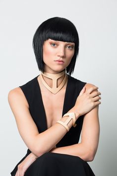 SS16 EDITORIAL Futuristic Jewelry, Harness Fashion, Alternative Aesthetic, Arm Accessories, Leather Jewellery, Diy Jewlery, Leather Diy Crafts, Health Design, Futuristic Fashion