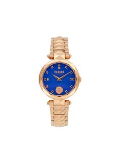 Stainless Steel Bracelet Watch Rose Gold Diamond Watch With Bracelet Strap, Luxury Rose Gold Diamond Watch, Rose Gold Metal Watch With Metal Dial, Rose Gold Metal Dial Watch, Luxury Rose Gold Metal Watch, Versus Versace Watch, Versace Watches, Versus Versace, Watch Sale