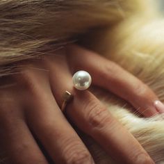 PEARL Ring – Jaharii Jewelry Wire Jewelry Patterns, Gold Leaf Rings, Gold Pearl Ring, Layered Rings, Freshwater Pearl Ring, Simple Ring, Coin Pearls, Gold Filled Ring, Wire Wrapped Rings