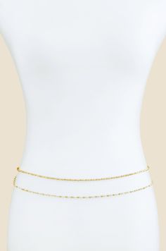 Pearl Strand Gold Body Chain front Gold Body Chain, Gold Bodies, Pearl Strand, Pearl Strands, Chain Styles, Delicate Bracelet, Body Jewelry, Gold Bracelet, Gold Tones