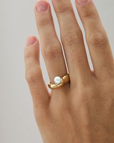 costa ring – Hernan Herdez Modern 14k Gold Pearl Open Ring, Modern 14k Gold Pearl Ring For Wedding, Yellow Gold Open Pearl Ring, Modern Yellow Gold Pearl Promise Ring, Timeless 14k Gold Pearl Open Ring, Timeless 14k Gold Open Pearl Ring, Modern 14k Yellow Gold Pearl Ring, 14k Yellow Gold Pearl Open Ring, 14k Yellow Gold Rings With Pearl Charm