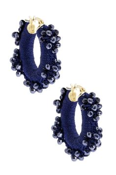 Adorned in thread and beaded detail, our Royal Redux Beaded Hoop Earring is an elevated take on the everyday hoop. This earring is sure to add glamour and sophistication to any outfit. Available in multiple colorways. Materials: Polyester Thread, Glass Beads Size: 1.5" x 1.5" Hinged Hoop Closure Colorful Beads Hoop Earrings For Party, Small Hoop Earrings With Dangling Beads For Party, Beaded Hoop Earring, Saddle Brown, Beaded Hoop Earrings, Beaded Hoops, Find Your Style, Trendy Accessories, Google Shopping