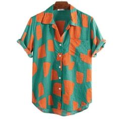 Color Box Shirt – Shirts In Style Summer Multicolor Collared T-shirt, Collared Cotton T-shirt For Beach, Multicolor Printed Summer Shirt, Summer Multicolor Printed Shirt, Casual Multicolor Short Sleeve Shirt For Beach, Green Printed Camp Shirt For Summer, Casual Green Camp Shirt For Spring, Casual Multicolor Short Sleeve Beach Shirt, Multicolor Short Sleeve Shirt For Spring Vacation