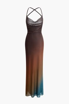 Details Occasion Special Occasion Category Dresses Composition 95% Polyester, 5% Elastane Sheer Not Sheer Fabric Jersey, Mesh Size & Fit Measured in size S Length:61.8" Length:56.1" Bust:28.3" Waist:22.8" Hip:31.5" Fit:Slim Fit Stretch:Mid Stretch Outerwear Trends, Mesh Jersey, Strap Maxi Dress, Abstract Dress, Vacation Dresses, Knitwear Tops, Sheer Fabric, List Style, Shop Maxi Dresses