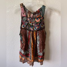 Nwt Beautiful Anthropologie Embroidered, Beaded Top, Vibrant Colors, Adjustable Back Tie. Size Small Measurements Pictured Are Approximate. Smoke Free, Dog Friendly Home. Fast Shipper B41 Beaded Top, Anthropologie Top, Dog Friendly, Dog Friends, Color Schemes, Anthropologie, Vibrant Colors, Top Blouse, Womens Tops