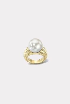 Retrouvai Grandfather South Sea Pearl Modern Love Ring Jewelry Retrouvai Sea Pearl, Honolulu Hawaii, Modern Love, My Desk, South Seas, South Sea Pearls, Sea Pearls, Dress Jewelry, Yellow Gold Ring