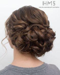 classic wedding updo Hairstyles For High School, Prom Hair Updo, High School Prom, Simple Prom Hair, School Prom, Prom Hairstyles For Long Hair, Prom Updos, Low Bun