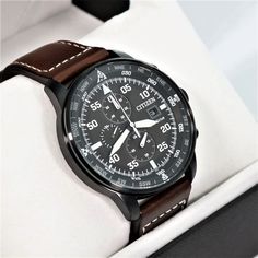 Citizen Watches For Men, Clean Cut Men, Puppy Dog Pictures, Citizen Watches, Fancy Watches, Aviator Watch, Citizen Watch, Citizen Eco, Black Aviators