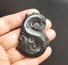 Chinese antiquity dragon phoenix bird Carved Amulet Jade Pendant,1.Material: natural black green jade stone bead, top with pass hole2.Size of bead:approx 54mmx40mmx6mm in size.3. this price is 1pendant.4. fit make earring /brooch/pendant/necklace ect jewelry,5.If you have speical requests, I'll be happy to do it for you.6.Returns:I accept returns.1)Send me an email within 7 days and let me know the item is being returned.2)I will refund your money after we recieve our merchandise.3)Precondition: Black Spiritual Jewelry With Dragon Design, Spiritual Black Jewelry With Dragon Design, Ancient Fish, Bead Top, Earring Brooch, Mythical Animals, Dragon Phoenix, Talisman Pendant, Phoenix Bird