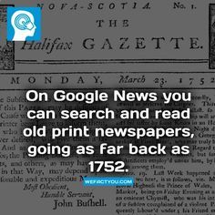 an old newspaper with the caption on google news you can search and read old print newspapers, going as far back as 123