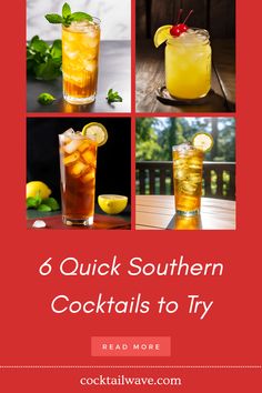 Refresh your summer gatherings with these 6 easy Southern cocktails that anyone can make at home! Mix up a tasty Southland cocktail with a perfect balance of sweet and tart flavors, ideal for any occasion. Enjoy the kicked-up flavor of the Yellow Hammer Slammer, blended with fruity juices and just the right amount of spirit. Or go for the nostalgic Sweet Tea recipe, a popular Southern drink enjoyed best served chilled. Each cocktail captures the essence of Southern hospitality, bringing flavor and fun to every sip.