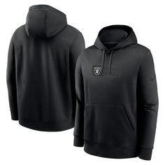 Embrace ultimate comfort and unwavering Las Vegas Raiders spirit with the Nike Edge French Terry Club Pullover Hoodie. The front pouch pocket is perfect for warming hands or stashing essentials, while the attached adjustable hood offers additional coverage when it's needed. A French terry lining throughout the interior provides a soft feel and added warmth for those chilly Las Vegas Raiders game days. Pants Shirt Men, Las Vegas Raiders, Sneaker Dress Shoes, Dress With Sneakers, Outdoor Apparel, Nike Black, Men's Nike, Black Nikes, Black Hoodie