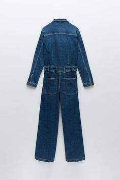 Chic Fitted Denim Jumpsuit With Belt Loops, Spring Workwear Jeans With Zip Fly, Spring Workwear Jeans, Fitted Jeans With Belt Loops For Fall, Chic Denim Jumpsuit With Belt Loops, Fitted Denim Jumpsuit With Belt Loops, Trendy Denim Jumpsuit With Straight Leg For Fall, Trendy Straight Leg Denim Jumpsuit For Fall, Denim Jeans With Zipper Closure For Work