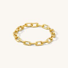 Our Paperclip Chain Ring is cute enough that you can wear it with everything, but unique enough to stand out. Make this your statement piece for a girl's brunch or WFH outfit! Your jewelry should be just as unique and interesting as you are. DETAILS 14k gold filled chain ring 2.4mm wide This ring isn't stiff - it's a ring made from chain Available in sizes 5-9. Sizes run a little bigger. Safe for sensitive skin & shower safe Matching jewelry: Paperclip Chain Necklace, Paperclip Chain Bracelet Bu Chain Ring Gold, Dainty Initial Necklace, Multiple Rings, Ball Chain Necklace, Gold Filled Ring, Matching Jewelry, Stud Set, Domed Ring, Stud Earrings Set