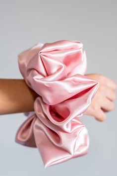 "Stella scrunchie is the perfect hair accessory to complete your look. 100% Polyester (Satin) Approximately 8\" in diameter  Approximately wraps 2 times around hair Elastic is approximately 6-7\" Made in Detroit **If you have any questions or would like to be featured on my Instagram for packaging your order, please message me with your Instagram Handle.** Follow me on Instagram  https://www.instagram.com/denudareshop/" Oversized Scrunchie, Product Shoot, Hair Elastic, Plain Outfits, Instagram Handle, Hair Elastics, Polyester Satin, Business Development, Ribbon Slides