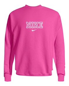 Vintage Nike Crewneck •50% Cotton •50% Polyester •Made in the USA •Machine Wash Cold •Hang Dry Only Hot Pink Golden Goose Sweatshirt, Butterfly Crewneck, Outfitinspo Style, Sunset Surfing, Butterfly Logo, Nike Crewneck, Girly Aesthetic, Beach City, City Night