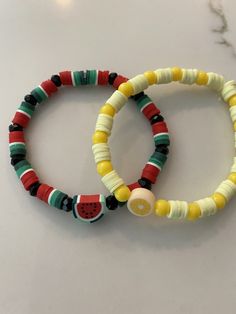 Breaclate Ideas, Matching Clay Bead Bracelets For Besties, Clay Bead Bracelet Ideas Spring, Clay Bead Color Combos, Diy Bracelets For Men, Polymer Clay Bracelet Ideas, Clay Bead Bracelet Ideas Aesthetic, Men Handmade Gifts