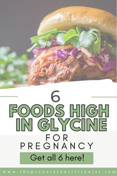 Collagen is the most abundant protein in the body and glycine is the most abundant amino acid in collagen. Learn why collagen is important for pregnancy and what your glycine needs during pregnancy are. #glycineduringpregnancy #collagenduringpregnacny #collagenbenefits Collagen Benefits, Amino Acid, Food Source, Amino Acids, The Body