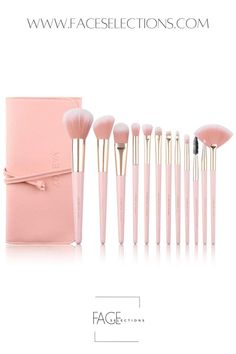 Lip Concealer, Pink Makeup Brush, Eye Shadow Brush, Lip Beauty, Makeup Brush Storage, Highlighter Brush, Eye Makeup Brushes, Professional Makeup Brushes, Eye Concealer