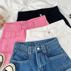 Step up your summer style with our Frayed Hem High Waist Shorts, available exclusively at B Ann's Boutique. These shorts combine the timeless appeal of denim with a touch of modern flair. Designed with a flattering high waist, these shorts accentuate your curves and provide a comfortable fit. The zipper front closure ensures a secure and adjustable fit, while the frayed hem adds a trendy, casual vibe. Crafted from a blend of denim and polyester, these shorts offer a perfect balance of comfort an Summer Jeans With Built-in Shorts, Trendy Bottoms With Built-in Shorts, Trendy Jean Shorts With Built-in Shorts For Spring, Trendy High Rise Jean Shorts For Summer, Trendy Summer Shorts With Pockets, Trendy Knee-length Shorts For Summer, Trendy Knee-length Summer Shorts, Trendy Summer Jean Shorts, Trendy Summer Bermuda Shorts