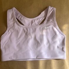 Lavender Sports Bra From Nike Size S Lavender Fitted Activewear For Gym, Fitted Lavender Activewear For Gym, Fitted Lavender Activewear For Workout, Sporty Fitted Lavender Activewear, Lavender Activewear For Light Exercise, Lavender Athleisure Activewear For Sports, Sporty Lavender Activewear For Gym, Sporty Stretch Lavender Activewear, Lavender Athleisure Activewear For Workout