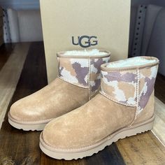 Reposhing This Item Because It Does Fit. Questions? Leave A Comment Below Mini Ugh Boots, Ugg Classic Posh Mini Fur, Leather Uggs, Mini Uggs Boots Taupe, Ugg Sweater Boots, Ugg Boots Leopard, Blue Mini Ugh Boots, Adirondack Ugg Boots, Sequin Ugg Boots