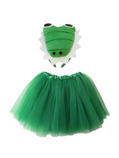 Adult Alligator Costume or Crocodile Costume - Green Tutu Skirt & Headband Set for Adult or Plus Size - Sydney So Sweet Diy Alligator, Alligator Costume, Crocodile Costume, Halloween Tutu Costumes, Plush Headband, Skirt Costume, Green Tutu, Plus Size Halloween Costume