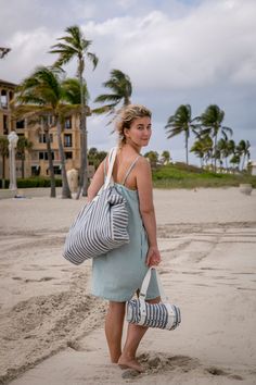 Beach/Tote Bag Beach/Picnic Bag Matching Set Large Capacity Summer Canvas Backpack, Summer Vacation Bucket Canvas Bag, Large Capacity Canvas Backpack For Summer, Large Capacity Summer Shoulder Bag For Picnic, Summer Beach Bags For Picnic, Summer Picnic Tote Shoulder Bag, Large Capacity Beach Bag For Summer Picnics, Beachy Rectangular Bags For Day Out, Eco-friendly Bag For Beach Season Day Out