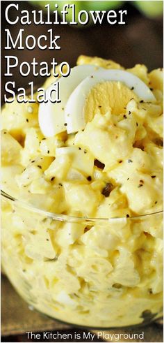 this is a recipe for cauliflower mock potato salad