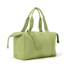 Landon Carryall - Duffle or Weekend Bag - Crossbody Gym Bag - Dagne Dover Functional Everyday Luggage With Detachable Strap, Functional Luggage With Detachable Strap For Everyday Use, Modern Green Duffle Bag For Daily Use, Green Duffle Bag With Adjustable Strap For Daily Use, Functional Green Luggage For On-the-go, Versatile Green Duffle Bag, Versatile Green Travel Bag For Daily Use, Green Large Capacity Luggage For Everyday Use, Functional Green Weekender Bag For On-the-go