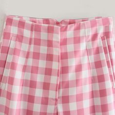 Brand Name: RZIVPant Style: StraightMaterial: PolyesterFit Type: RegularLength: Full LengthDecoration: NONEOrigin: CN(Origin)Season: SummerWaist Type: HIGHModel Number: 5021SHE8301Pattern Type: PlaidStyle: CasualFront Style: FlatAge: Ages 18-35 Years OldFabric Type: BroadclothClosure Type: Zipper FlyGender: WOMEN Summer Plaid Straight Pants, Plaid Straight Pants For Summer, Summer Wide Leg Plaid Bottoms, Summer Plaid Wide Leg Bottoms, Summer Plaid Wide-leg Bottoms, High Waist Plaid Summer Bottoms, Trendy Plaid Pants For Summer, Summer Gingham High-waisted Pants, High Waist Plaid Summer Pants