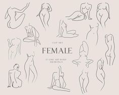 the female silhouettes are drawn in black and white