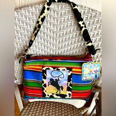 This Is Brand New With Tags. Offers Considered Cute Multicolor Rectangular Shoulder Bag, Cute Multicolor Square Shoulder Bag, Cute Multicolor Shoulder Bag For Travel, Fun Multicolor Shoulder Bag, Fun Red Bags For Everyday Use, Fun Multicolor Shoulder Bag For Daily Use, Fun Multicolor Rectangular Bags, Bags Colorful, Concealed Carry Purse