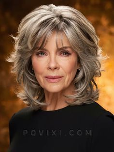 #BEAUTY ,#REALATIONSHIPS #Fashion #Outfits #Summer Outfits #Animals Medium Textured Haircut, Long Hair For Older Women, Soft Bangs Wispy, Hair For Older Women, Layered Haircuts Straight, Soft Wispy Bangs, Picture Day Hair