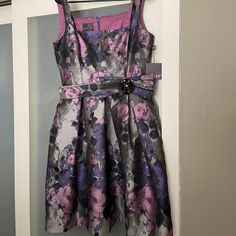 Never Worn Darling Muse Dress. Size 12 But Fits More Like A 10. Elegant Purple Floral Print Dress, Purple A-line Cocktail Dress, Elegant Purple Dress For Garden Party, Purple A-line Mini Dress For Evening, Elegant Purple A-line Mini Dress, Purple Mini Dress For Spring Formal, Purple Floral Print Formal Dress, Elegant Purple Floral Print Mini Dress, Formal Purple Floral Print Dress