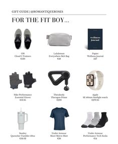 gift guide for the fit boy