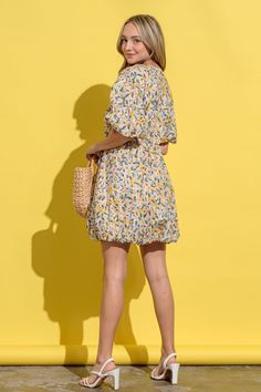 Make a statement in this elegant Floral Surplice Puff Sleeve Dress. The surplice neckline and puff sleeves give a romantic and feminine touch to this dress. The floral print adds a touch of charm, making it perfect for various occasions, from brunch to a night out. Pair it with heels and statement earrings for a sophisticated look, or dress it down with sandals for a more casual vibe. Embrace your feminine side and stand out in style with this beautiful floral dress. Features: Ruched Sheer: Opaq Beautiful Floral Dresses, Puff Sleeve Dress, Surplice Neckline, Judy Blue Jeans, Puffed Sleeves Dress, Elegant Floral, Skirt Leggings, Formal Evening Dresses, Dress Romper