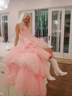 Whimsical Pink Fairy Dress With Tulle Skirt, Pink Tulle Fairy Dress For Prom, Cascading Layers, Sassy Shortcake, Pink Tulle Dress, Candy Dress, Preppy Girls, Ribbon Dress, Puff Dress