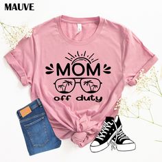 Mom Vacation, Super Mom Shirt, Summer Vacation Shirt, Kindergarten Teacher Shirts, Trip Shirts, Funny Mom Shirt, Diy Shirts, Girls Trip Shirts, Fitted Shirts