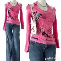 Clothes Mannequin, Y2k Inspo, Magic Clothes, Mcbling Fashion, Trashy Outfits, 2000s Clothes, 2000s Outfits, 2000s Fashion Outfits