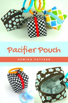 the pattern for this pouch is easy to sew and can be used as a sewing project