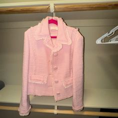 Super Cute Blazer. Worn Once. Very Comfortable. I Am Selling Matching Mini Skirt. Rose Jacket, Cute Blazers, Tweed Blazer, Blazer Suit, Tory Burch, Suit Jacket, Super Cute, Mini Skirts, Jackets & Coats