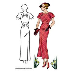 Products – Decades of Style Pattern Company 1930 Work Dress, 1930 Summer Dress, 1930 Glamour, 1930s Skirt, 1930s Clothes, 1930 Style, Fashion Notebook, 1930 Dress, 1930's Dresses