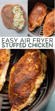 easy air fryer stuffed chicken in the crock pot