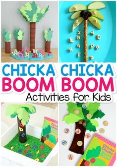 the 25 chicka boom activities for kids are great to do with their preschoolers