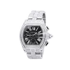 Model/Collection Name: Roadster&#44 Mens Diamond Watches, Cartier Diamond Watch, Cartier Watches Mens, Cartier Calibre, Cartier Roadster, Diamond Watches, Diamond Watches For Men, Classic Mercedes, Mens Fashion Watches