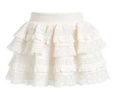 BRAND NEW WITH TAGS 100% AUTHENTIC LoveShackFancy Girls Billi Skirt in Antique White  Billie Skirt is reimagined in 100% cotton voile.  Below a wide smocked waistband, the skirt falls to two shirred tiers with ruffle details. 100% Cotton, Lining 100% Cotton  Available in size 4-5Y Runs pretty full and usually can be worn till 7 years old GUARANTEED 100% AUTHENTIC Png Skirts, Island Chic, White Ruffle Skirt, Cutout Skirt, Ruffle Skirts, Fancy Skirts, Cottagecore Clothes, White Lace Skirt, Clueless Outfits